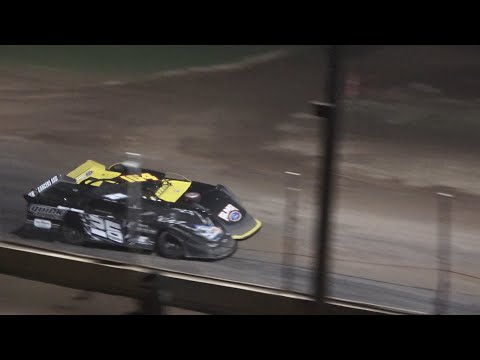 Late Model A-Feature at Crystal Motor Speedway, Michigan on 07-16-2022!! - dirt track racing video image