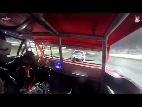 #15 Jaymee McGarrah - USRA Stock Car -10-14-2023 Arrowhead Speedway - In Car Camera - dirt track racing video image