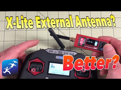 FrSky Taranis X-Lite External Antenna Bench Test vs the Taranis X9D SE - UCzuKp01-3GrlkohHo664aoA