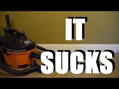 Ridgid WD4070 4 Gal 5 HP Portable Wet Dry Vac Review - UCnrg9RVm6Jld35j-Q6N1p8w