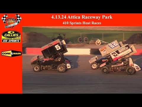 4.13.24 Attica Raceway Park Full Program - dirt track racing video image