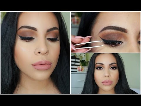 How To Apply False Lashes For Beginners | Quick + Easy | JuicyJas - UCqTR5f7YkGro3cPv23SqcqQ