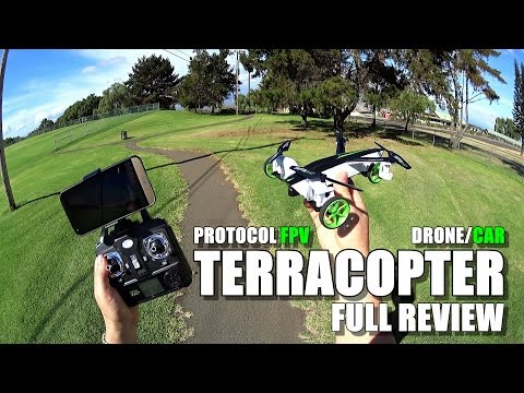 PROTOCOL TerraCopter EVO Car/Drone - Full Review - [Unbox, Inspection, Setup, Flight/Drive Test] - UCVQWy-DTLpRqnuA17WZkjRQ