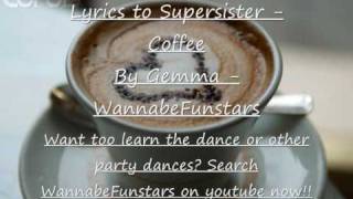 Supersister - Coffee lyrics x