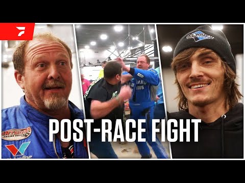 Steve Sheppard &amp; Tyler Carpenter React To Post-Race Altercation At Gateway Dirt Nationals - dirt track racing video image