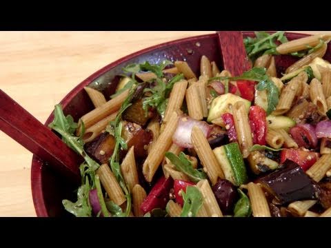 Grilled Veggie Pasta Salad - Recipe by Laura Vitale - Laura in the Kitchen Episode 130 - UCNbngWUqL2eqRw12yAwcICg