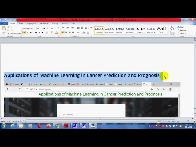 Applications of Machine Learning in Cancer Prediction and Prognosis