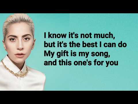 Lady Gaga - Your Song (Lyrics)