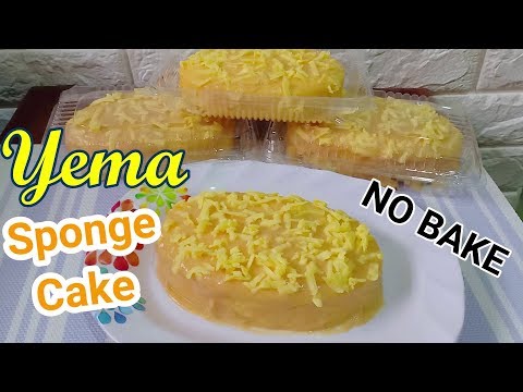 No Bake Yema Sponge Cake | How to Make Yema Sponge Cake Without Oven