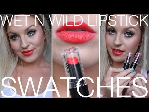 Wet n Wild Lipsticks ♡ Review & Swatches On Lips - UCMpOz2KEfkSdd5JeIJh_fxw