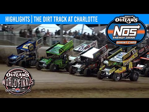 World of Outlaws NOS Energy Drink Sprint Cars World Finals Charlotte, November 4, 2022 | HIGHLIGHTS - dirt track racing video image