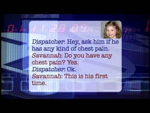 5-year-old Savannah's Calm Call with 911 - THE BONNIE HUNT SHOW