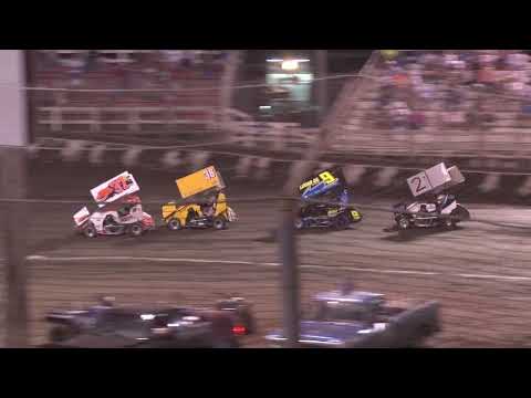 6.11.16 Lucas Oil POWRi  600cc Outlaw Micro Sprint League at Macon Speedway - dirt track racing video image