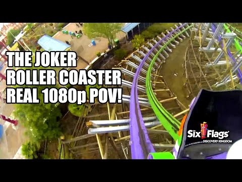 Joker Roller Coaster *REAL* POV! True 1080p! Six Flags Discovery Kingdom - UCT-LpxQVr4JlrC_mYwJGJ3Q
