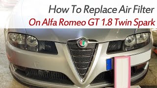 Cambio filtro aria ALFA ROMEO GT 1.8 Twin Spark