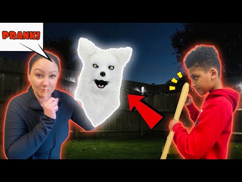 THERE IS A WOLF IN OUR BACKYARD PRANK!!! *The Nev Fam* | PRANK FAILS