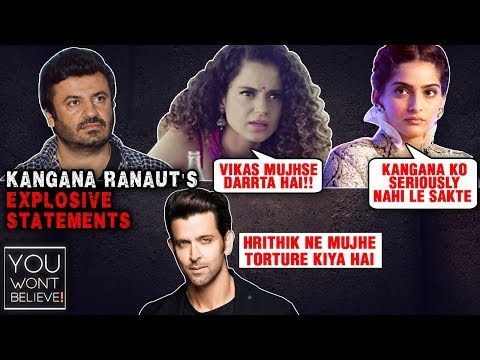 Kangana Ranaut Most SHOCKING Statements In 2018 | Deepika, Sonam, Hrithik | You Won't Believe