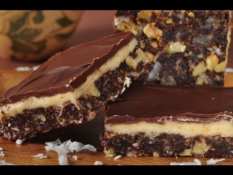 Nanaimo Bars Recipe Demonstration - Joyofbaking.com - UCFjd060Z3nTHv0UyO8M43mQ