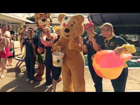 Haven Thorpe Parks Pudsey Plunge video in aid of BBC Children In Need 2015.