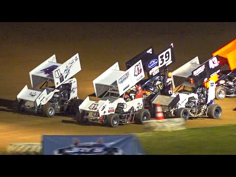 NY6A Micro Sprint Feature | McKean County Raceway | 7-5-24 - dirt track racing video image