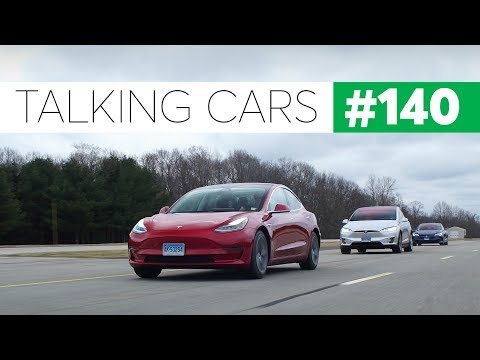 Tesla Model 3 First Impressions | Talking Cars with Consumer Reports #140 - UCOClvgLYa7g75eIaTdwj_vg