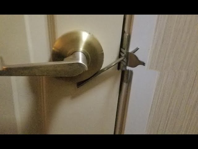 How to Make a Door Lock with a Fork