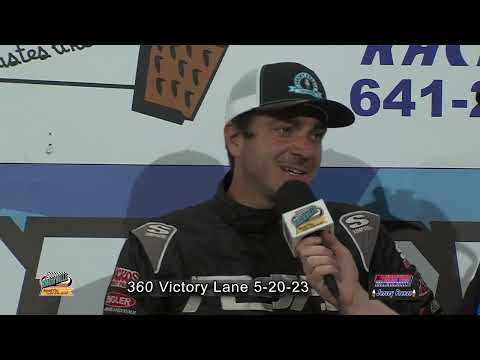 Knoxville Raceway 360 Victory Lane / Aaron Reutzel / May 20, 2023 - dirt track racing video image