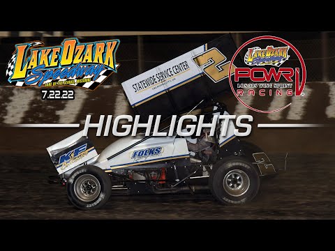 7.22.22 POWRi 305 Sprint Car Series Highlights | Lake Ozark Speedway - dirt track racing video image