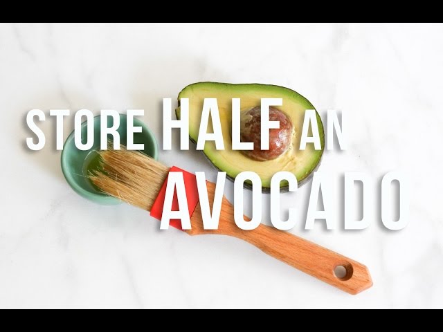 How To Preserve Half An Avocado?