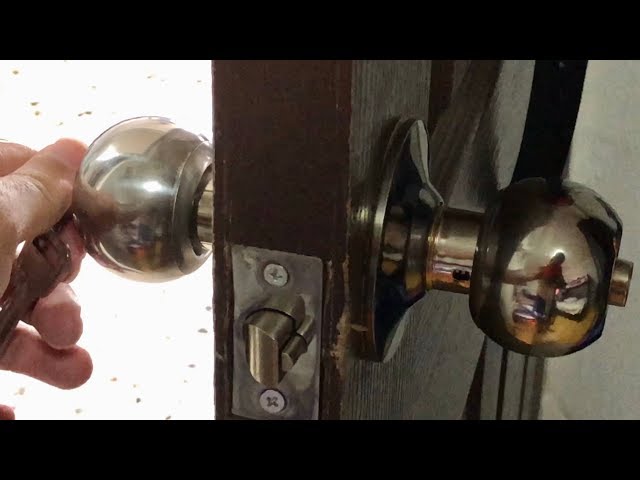 How to Install a Door Lock Without Drilling