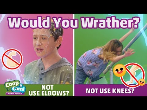 Not Use Knees or Not Use Elbows? | Coop & Cami Ask the World | Disney Channel - UCw7SNYrYei7F5ttQO3o-rpA