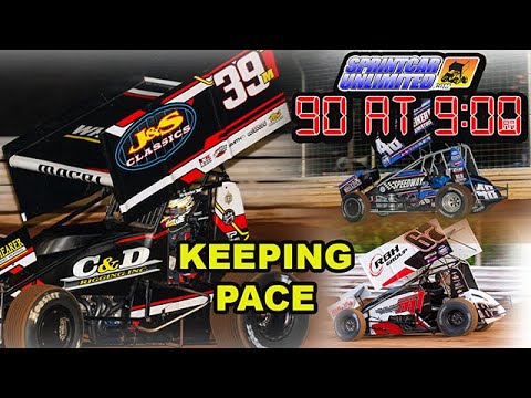 SprintCarUnlimited 90 at 9 for Monday, May 12: The Posse keeps pace with the Outlaws - dirt track racing video image