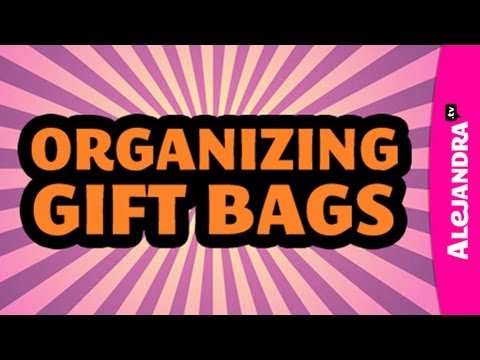 How to Organize Gift Bags & Gift Tags w/ DC Professional Organizer Alejandra Costello - UCcvu0uB6SzugED_5FEC7Z0Q