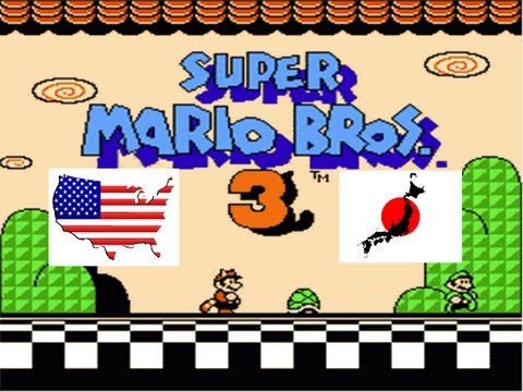 Super Mario Bros 3 English VS Japanese Comparison (USA Vs Japan) on the NES & Famicom Game Console - UCwtnZUOk44DCCFFT6QG6LdA