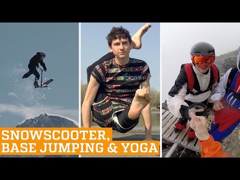 TOP FIVE: Snowscooter, Base Jumping, Yoga & Juggling | PEOPLE ARE AWESOME 2016 - UCIJ0lLcABPdYGp7pRMGccAQ