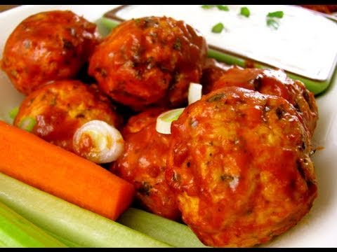 Spicy Buffalo Chicken Meatballs Recipe - UCj0V0aG4LcdHmdPJ7aTtSCQ