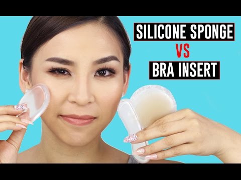 New Silicone Makeup Sponge VS Bra Insert -  TINA TRIES IT - UC0ng0jJflTuJBBH5DGvr1Pw