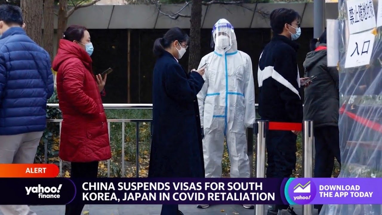 China suspends short-term visas for South Korea, Japan in COVID retaliation
