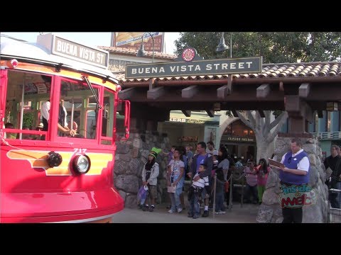 Ride on Red Car Trolley from Buena Vista Street to Tower of Terror at Disney California Adventure - UCYdNtGaJkrtn04tmsmRrWlw