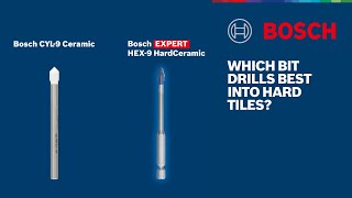 Bosch plaadipuur EXPERT HEX-9 HardCeramic video