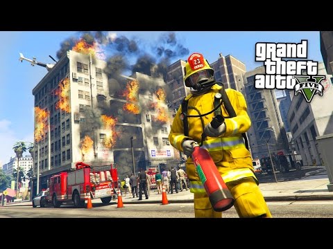 GTA 5 Mods - PLAY AS A FIREFIGHTER MOD!! GTA 5 Firefighter Mod! (GTA 5 Mods Gameplay) - UC2wKfjlioOCLP4xQMOWNcgg