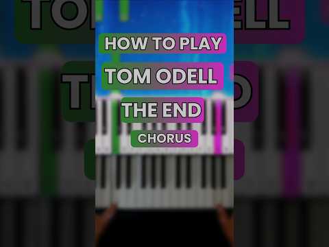 The End' By Tom Odell | Step-By-Step Medium Piano Tutorial  #shorts