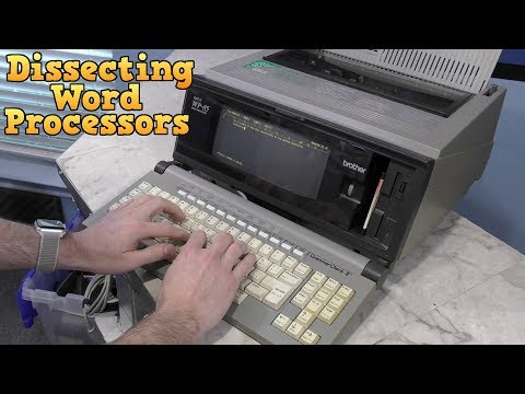 Dissecting two Word Processors, Brother WP25 and Panasonic W1525 - UC8uT9cgJorJPWu7ITLGo9Ww