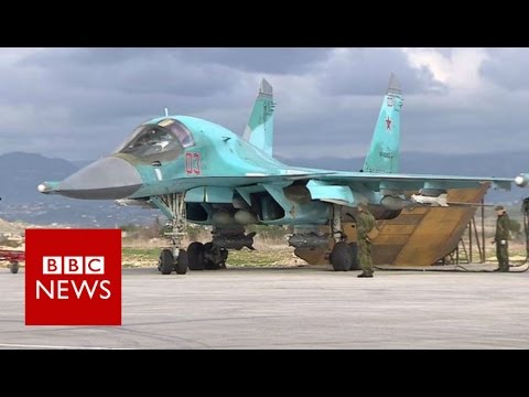 Inside Russian airbase launching Syria strikes - BBC News - UC16niRr50-MSBwiO3YDb3RA