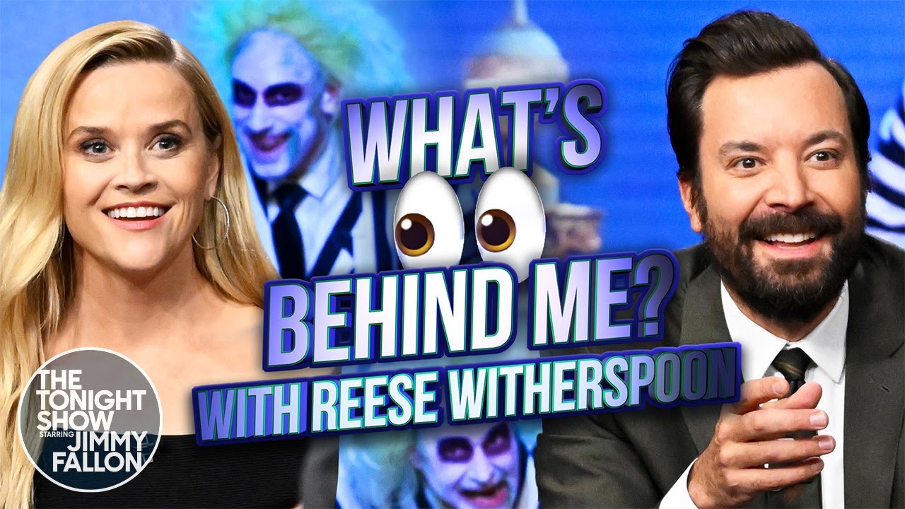 What’s Behind Me? with Reese Witherspoon | The Tonight Show Starring Jimmy Fallon