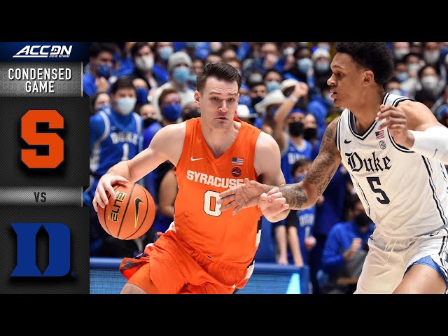 Duke Basketball Defeats Syracuse in Epic Matchup
