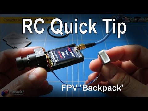 RC Quick Tip:  FPV Backpack (Vtx from foxtechfpv.com) - UCp1vASX-fg959vRc1xowqpw