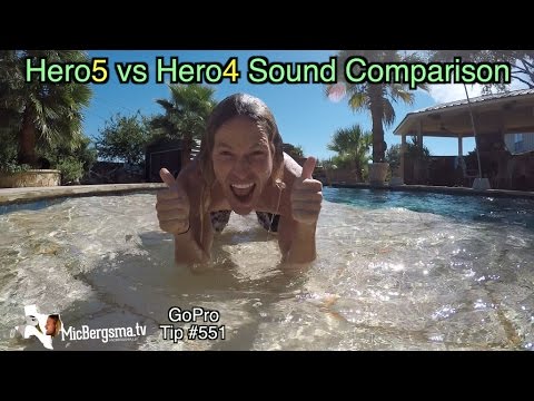 Sound Comparison : Hero5 Black vs Hero4 Black (case) - GoPro Tip #551 - UCTs-d2DgyuJVRICivxe2Ktg