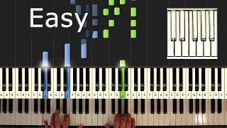 Pirates Of The Caribbean - He's a Pirate - Piano Tutorial Easy - How to Play (synthesia)