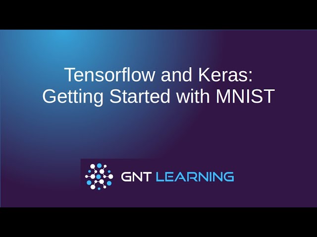 Getting Started with MNIST and Tensorflow in Python